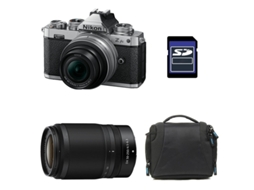 Nikon Z Fc + Z 16-50 Prata + Z 50-250 + Bolsa + Cartão Sd De 8 Gb