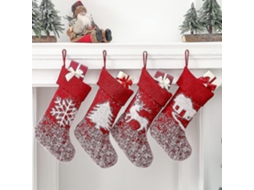 Meias De Natal, Saco De Presente De Natal, Meias De Natal Grandes, Meias De Lareira, Para O Natal Em Família Olysi Shop