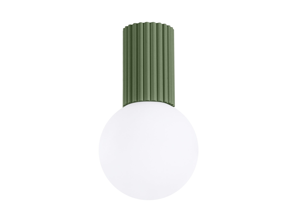 Sollux Sl.1723 Halo Lámpara De Techo Verde Oliva Ip44