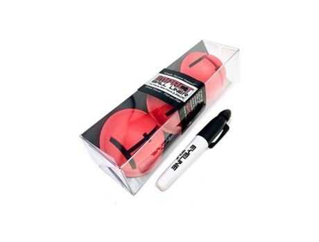 Conjunto de 3 marcadores de bola de golfe EyeLine Golf Eyeline