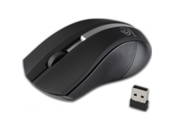 Mouse Óptico Rebeltec Galaxy Para Laptop/pc, 1000 Dpi, Preto E Prata.