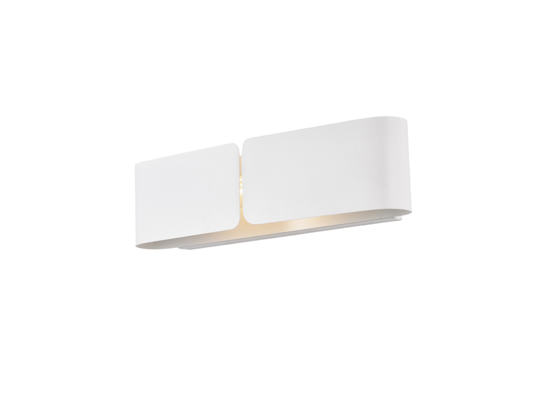 Aplique Abraço Com Difusor Cortado A Laser Em Ferro Branco 2 Luzes .45 P.10 Bl316-ap2-bco