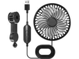 Ventilador Usb Para Carro, Para Banco Traseiro E Encosto De Cabeça