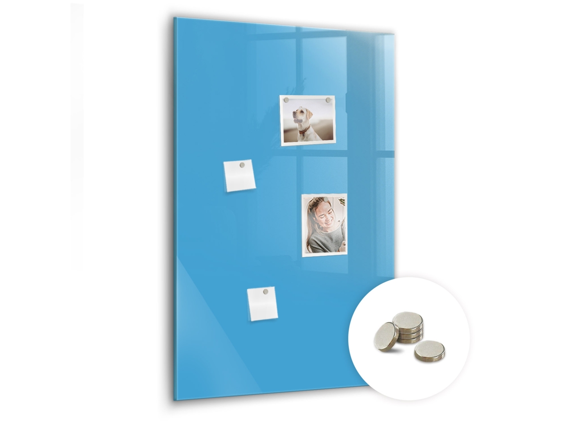 Quadro Magnético Azul Celeste Para A Cozinha Espelharte (60x90 Cm)