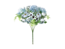 Flores Artificiais, 1 Peça, Buquê de Camélia Artificial com 7 Garfos. AQUAFORGE