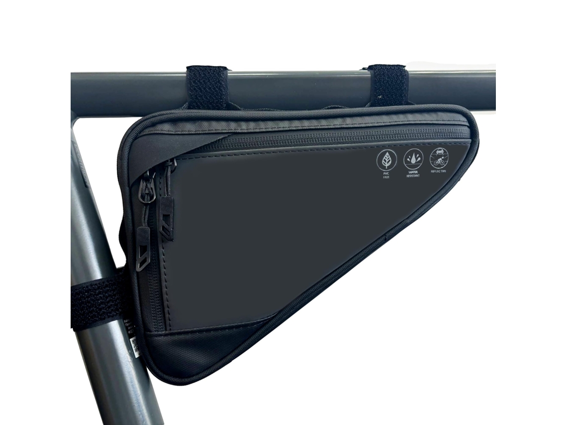 Bolsa Reflexiva Quadro Bicicleta Triangular Resistente À Água Armazenamento Tubo