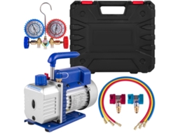 Bomba De Vácuo Para Ar Condicionado Succebuy 4cfm 1/3hp Com 1 Válvula De A/c E Manómetro