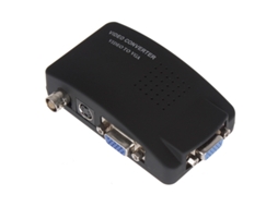 Adaptador Av Para Vga, Conversor Rca Para Vga (para Pc), Conversor De Entrada Av Rca S-video Composta Para Saída Vga (para Pc), Conversor Lcd-a