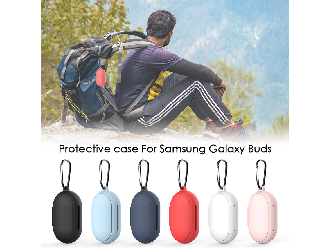 Para Samsung Galaxy Botões Mais A Caixa De Auscultadores De Cor Sólida Capa Protetora De Silicone Rígida E Fosca Para Auscultadores