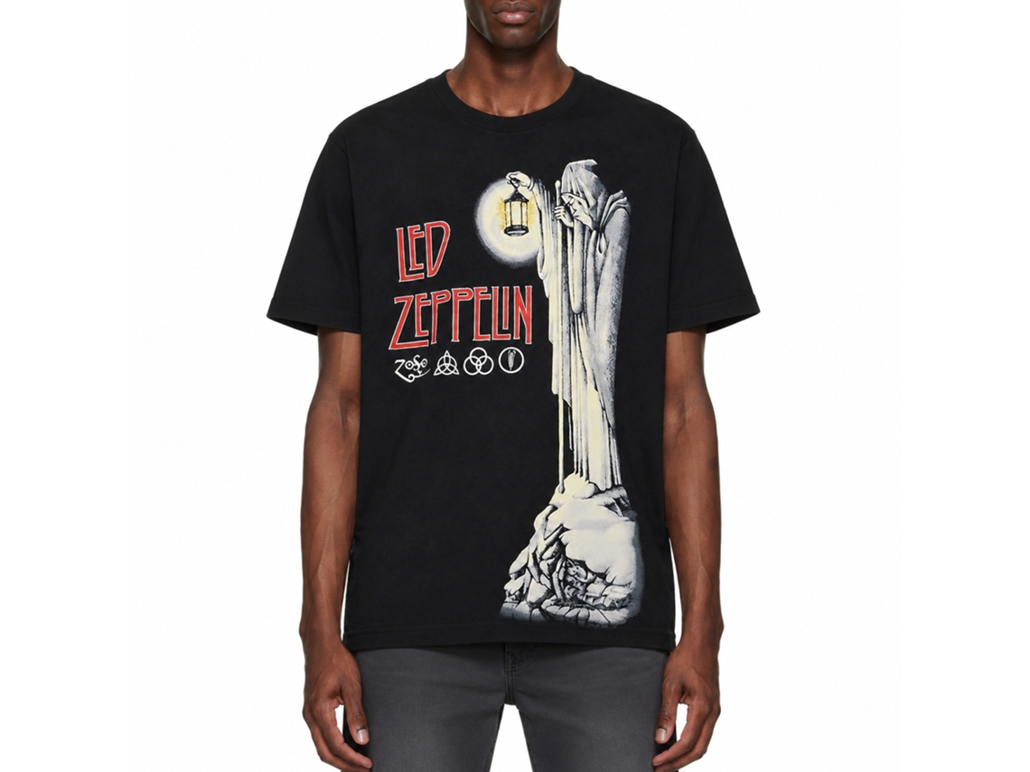 Led Zeppelin Hermit T-shirt Unisex Adults Size:m