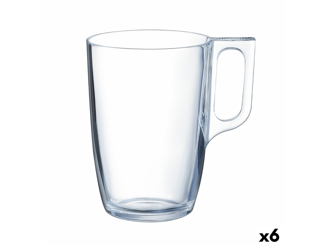 Kop Luminarc Transparente Vidro 250 Ml 6 Unidades