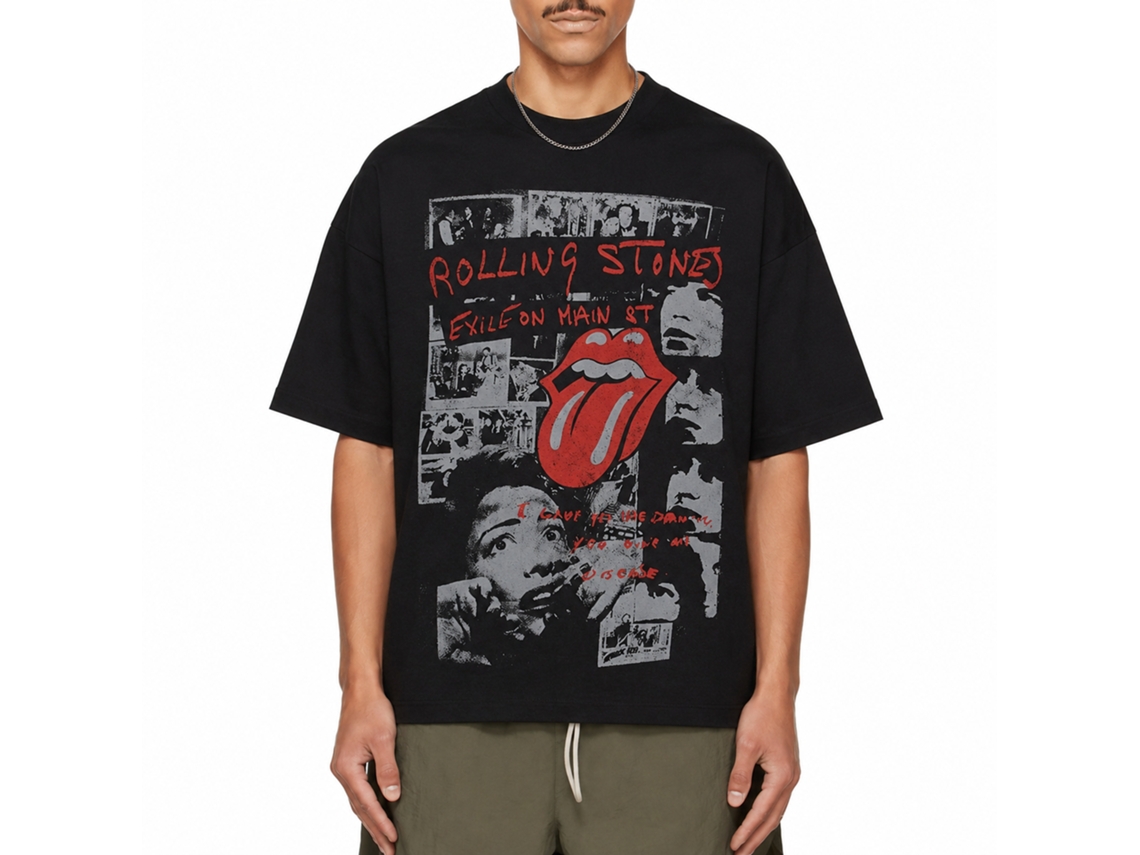 The Rolling Stones Exile Fade T-shirt Unisex Adults Size:xxl