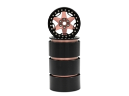 Mali aro de Liga de Alumínio Beadlock 2.2in Jogo de 4 para Carros Rc 1/10 1/8 Trx4 90046 90047 Rr10
