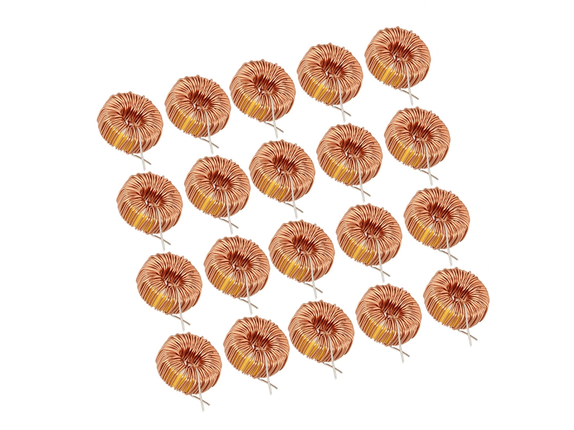 20 Bobinas De Indutor Toroidal Cobre 330uh 3a