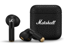 Auriculares Bluetooth True Wireless MARSHALL Minor IV (Outlet Caixa Aberta - In Ear - Microfone - Preto)