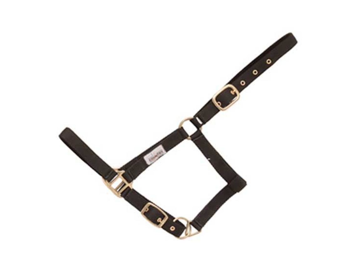 Dobro Sem Mosquetão Halter Nylon Preto Fullhispano Hipica