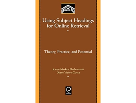 Livro Using Subject Headings For Online Retrieval De K Drabenstott E D Vizine-goetz (inglês - Capa Dura)