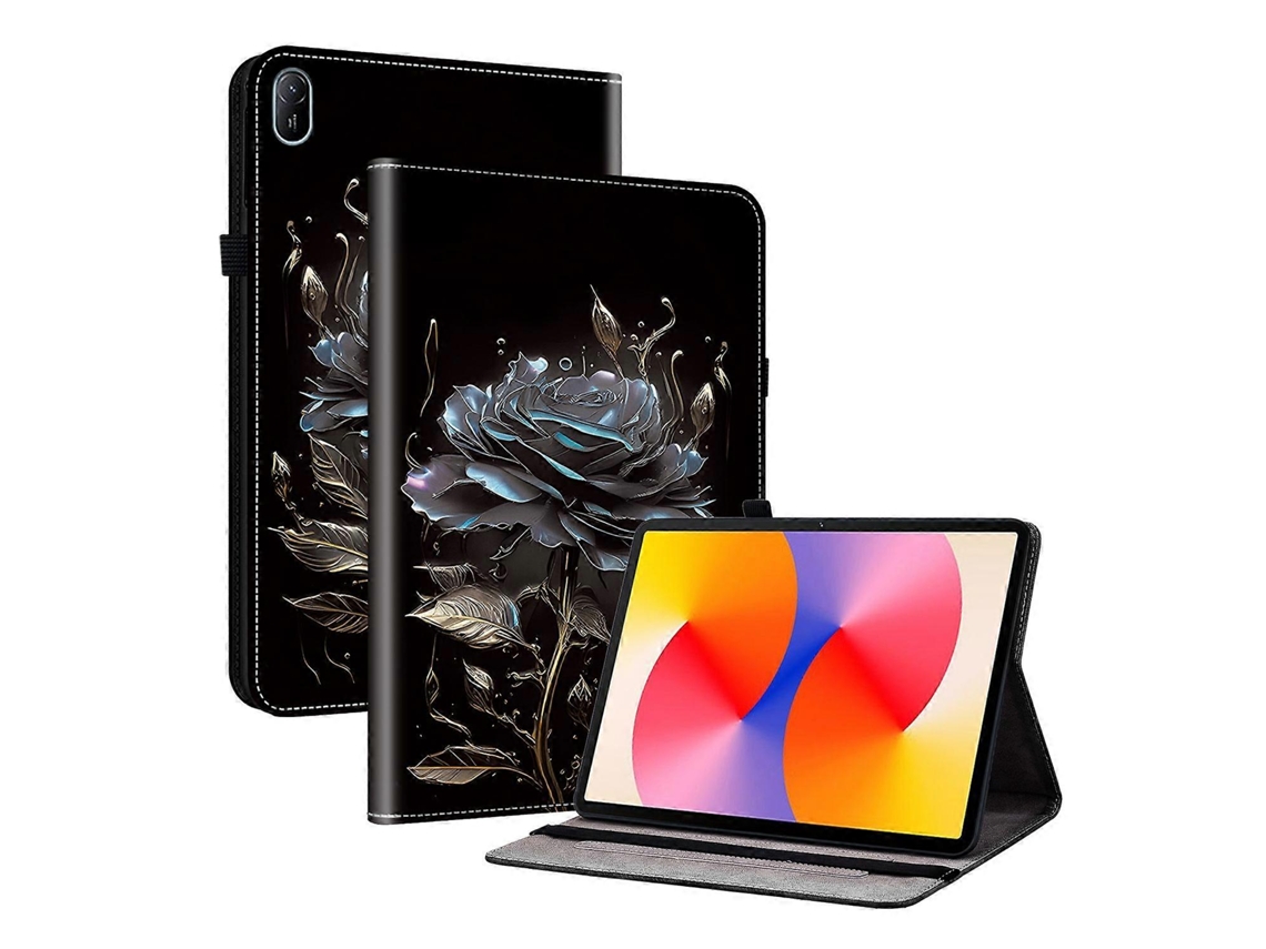 Capa para tablet inteligente em couro pintado com textura de cristal Webake