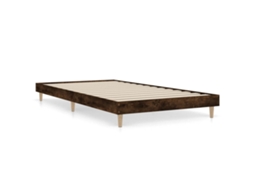 Bed Frame, Bed Frames Vidaxl Marrom Madeira Processada (90 X 190 Cm)