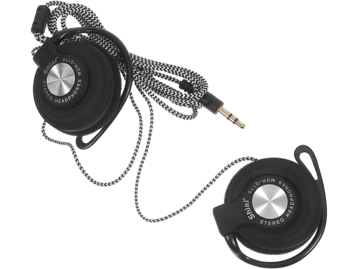 Écouteurs Intra-auriculares Filaires À Clip 3, 5mm Noirs