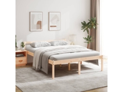 Vidaxl Cama Para Idosos 160x200 Cm Pinho Maciço
