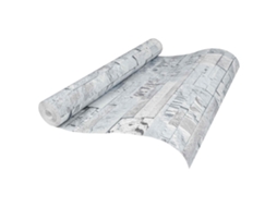 Vidaxl Papel De Parede 3d De Pedra Cinzento-claro 10 X 0,53 M