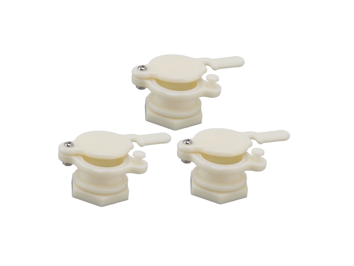 Ronjoe-3pcs Válvula De Mel Integrada Para Extrator De Abelhas Acessório Apícola