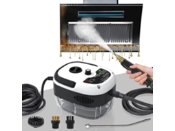 Limpador a Vapor Portátil de 2500 W com 3 Cabeças Escova e 6 Níveis Pressão BRILVIBERA