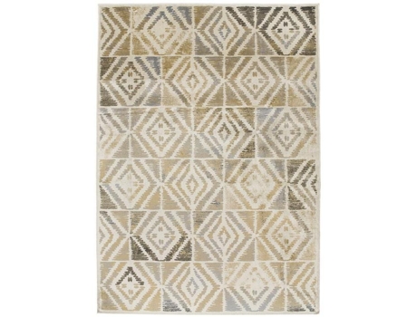 Tapete Hades 9748 Bege Escuro 0.70x1.10m — Viscose | 0.70x1.10m