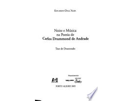 Livro Noite E Musica Na Poesia de Carlos Drummond de Andrade de Eduardo , 1963- Dall'alba (Português do Brasil)