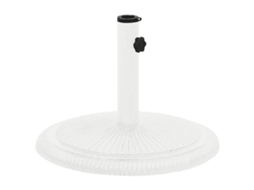 Umbrella Base, Umbrella Bases Vidaxl Branco Ferro Fundido (45 X 45 X 30 Cm)