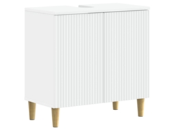 Vidaxl Armário Para Pia De Banheiro Arnhem Branco 59,5 X 31,5 X 59 Cm