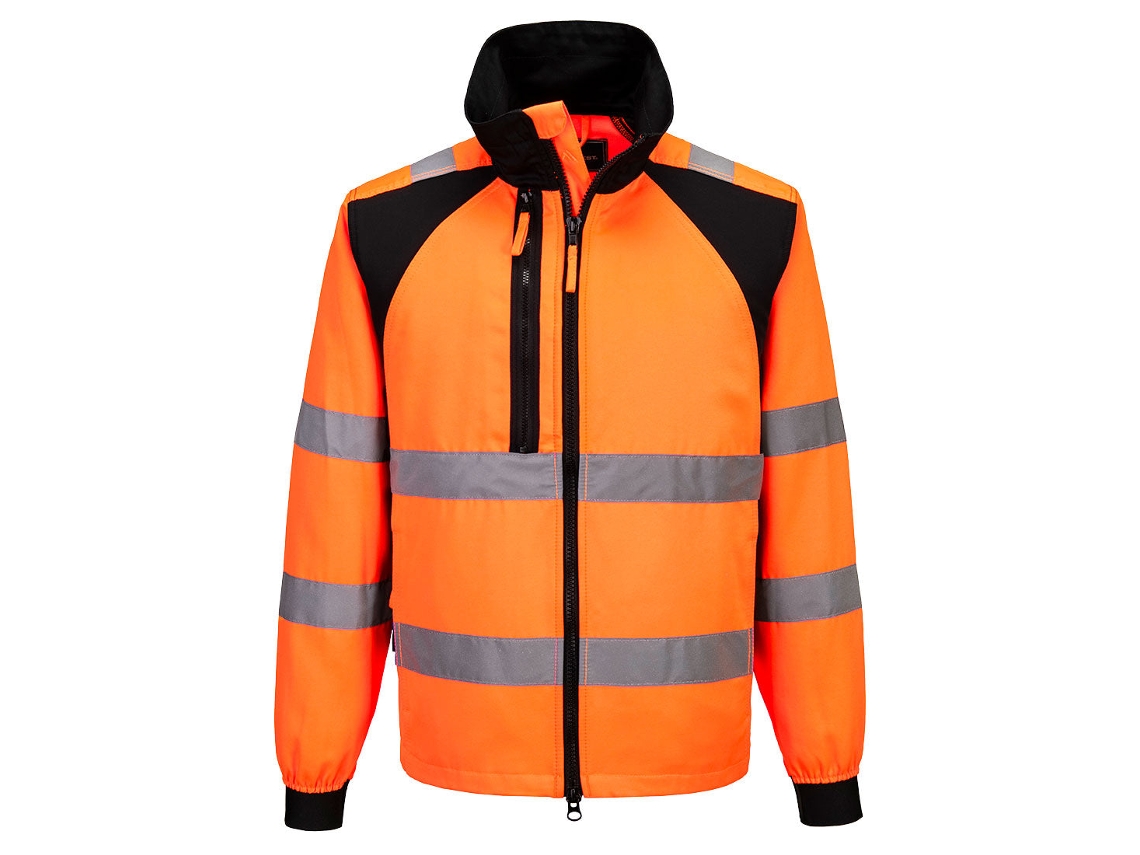 Capa De Chuva Wx2 Eco Hi-vis Para Trabalhos Exigentes Amarelo E Preto / 4xl