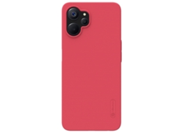 Capa Fosco Para Realme Realme 9i 5g/10 5g/10t 5g Nillkin Pele Sintética Anti-choque Vermelho