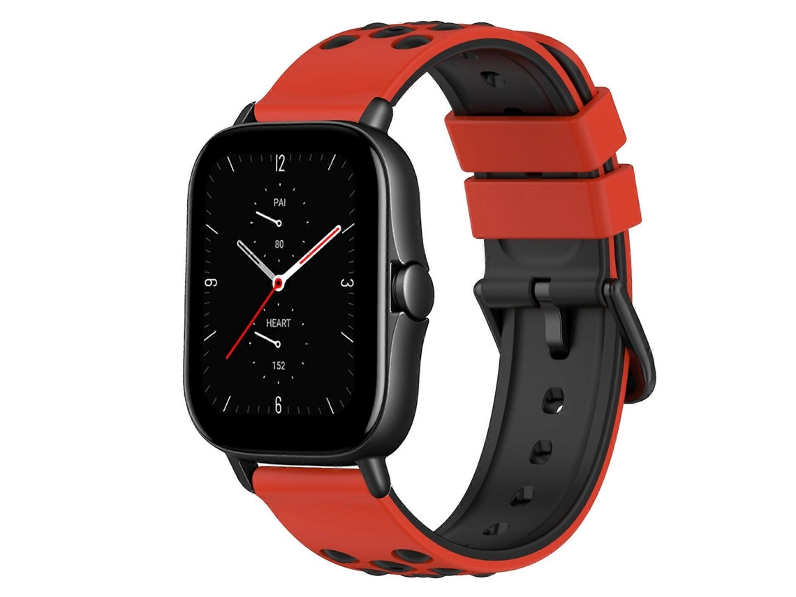 Pulseira De Silicone Bicolor De 20 Mm Para Amazfit Gts 2