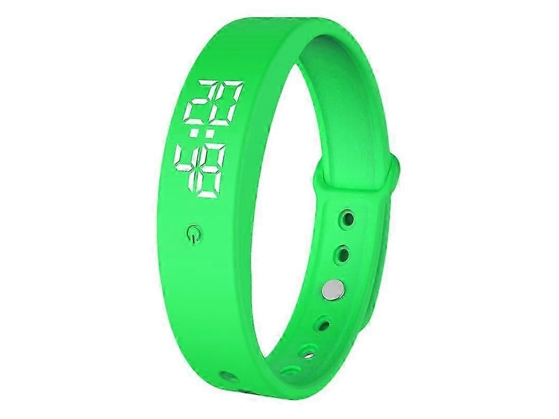Pulseira Inteligente Com Termômetro E Alarme Vibratório Para Monitoramento Da Temperatura Corporal 26-27 V9