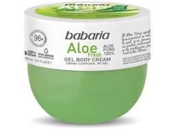 BABARIA Creme Corporal Gel Puro 100% Aloe Vera 400ml