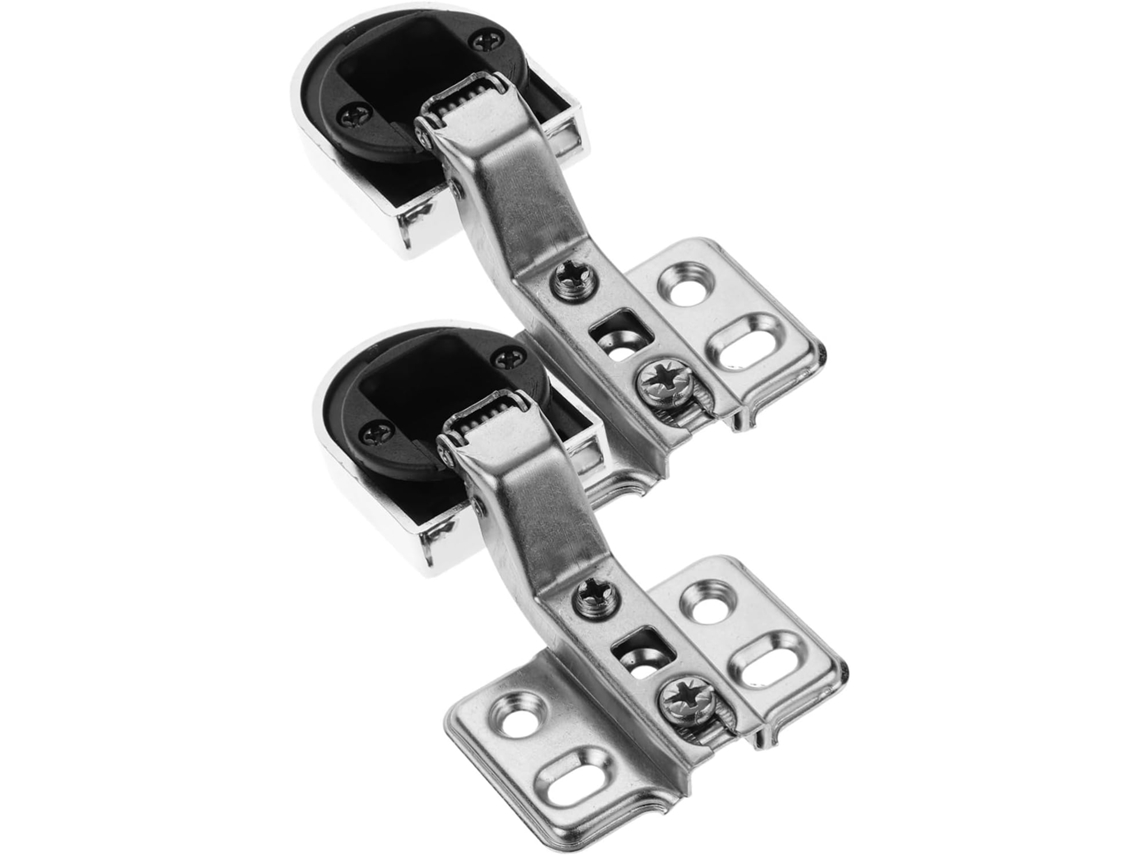 Conjunto De 2 Dobradiças Para Portas Armário Vidro, Com