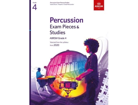 Livro Percussion Exam Pieces Studies, ABRSM Grade 4 de Abrsm (Inglês)