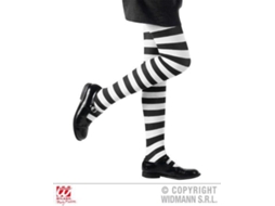 Collants Riscas Preto/Branco 7/10 Anos