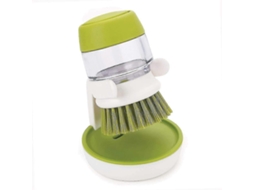 Escova de Lavar Louça AQUAFORGE, com dispensador de sabão, bandeja e suporte, compatível com detergente