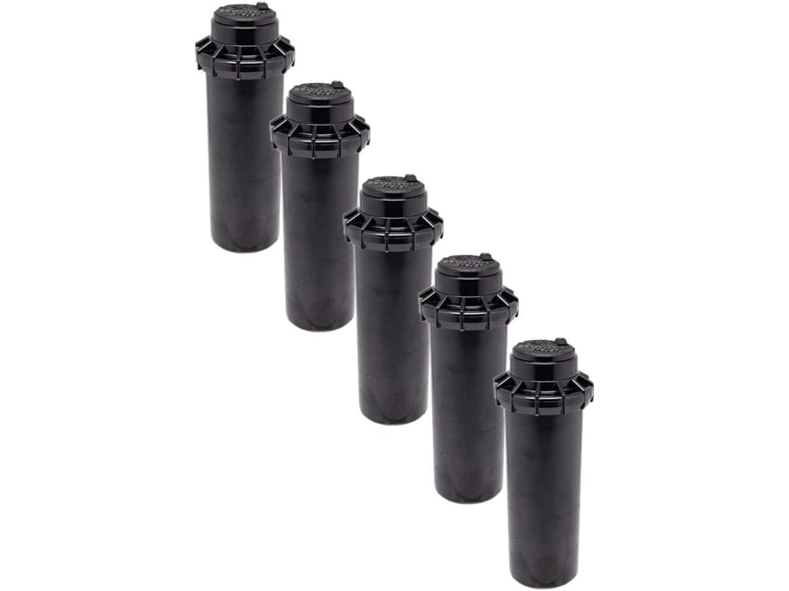 Pack De 5 Aspersores Hunter Pgp-adj Alcance 6,40 A 15,80 M Rosca 3/4 Polegadas Fêmea Preto