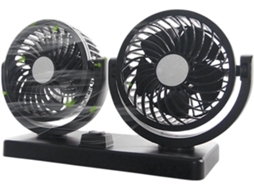 Ventilador Usb Para Carro, Ventilador Elétrico De Cabeça Dupla