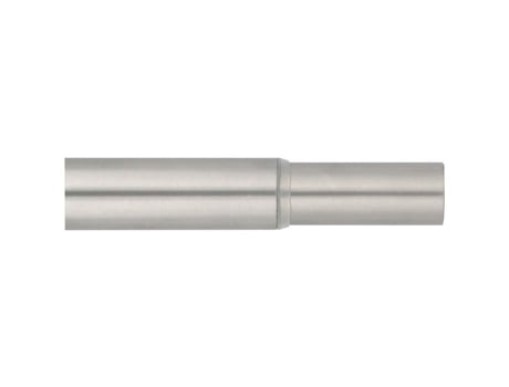 Barra De Vestir Mobois Ø 25 22 Cm Extensível 120 200 Cm Cromo