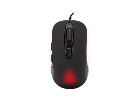 Mouse Óptico para Jogos com Fio 3600 Dpi Preto Assassin'S Creed