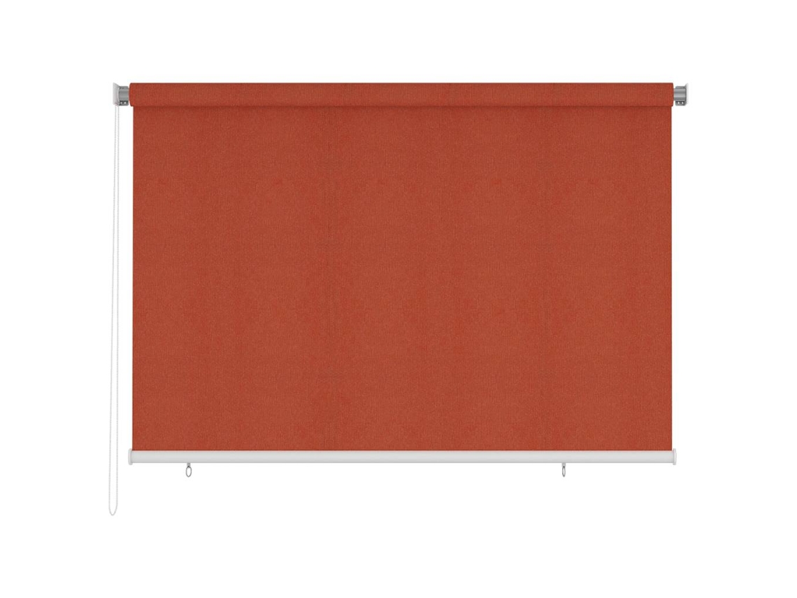 Vidaxl Estore De Rolo Para Exterior 225 (l) X 140 (a) Cm Terracota Hdpe