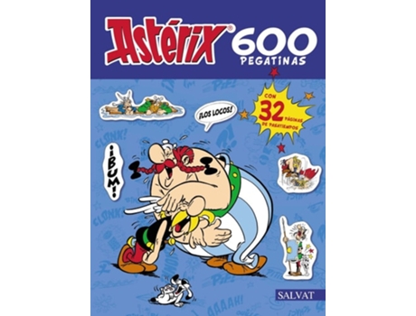 Livro Asterix 600 Pegatinas De René Goscinny (espanhol)
