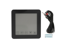 Termostato Elétrico Digital 16a Wifi Controlador De Temperatura Com Tela Lcd Preto