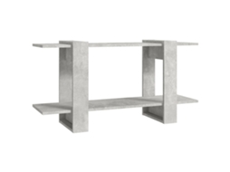 Book Cabinet, Book Cabinets Vidaxl Cinzeto Madeira Processada (n/a)