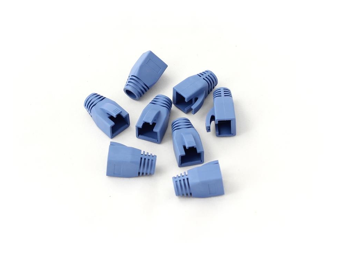 Tampa para Plugue Rj45 DIGITUS para Cabos de Grande Diâmetro 7,5 Mm, Pacote com 10 Unidades.